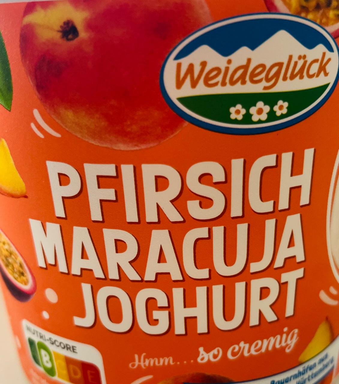 Fotografie - jogurt pfirsch-maracuja 3,5%