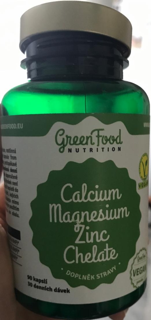 Fotografie - calcium magnesium zinc chelate Green food