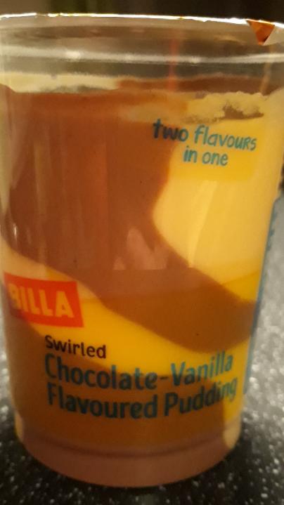 Fotografie - Swirled Chocolate-Vanilla flavoured Pudding Billa