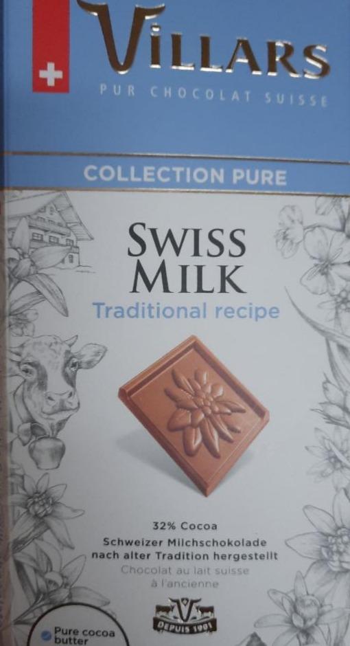 Fotografie - Swiss Milk 32% Cocoa Villars