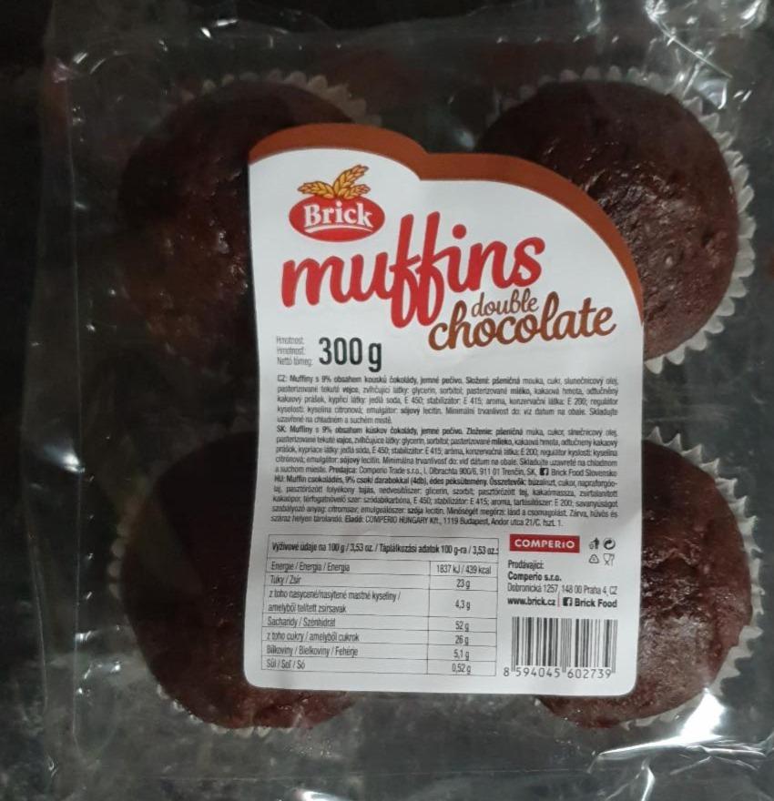 Fotografie - muffins double chocolate Brick