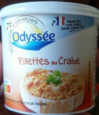Fotografie - Rillettes au Crabe Odyssée