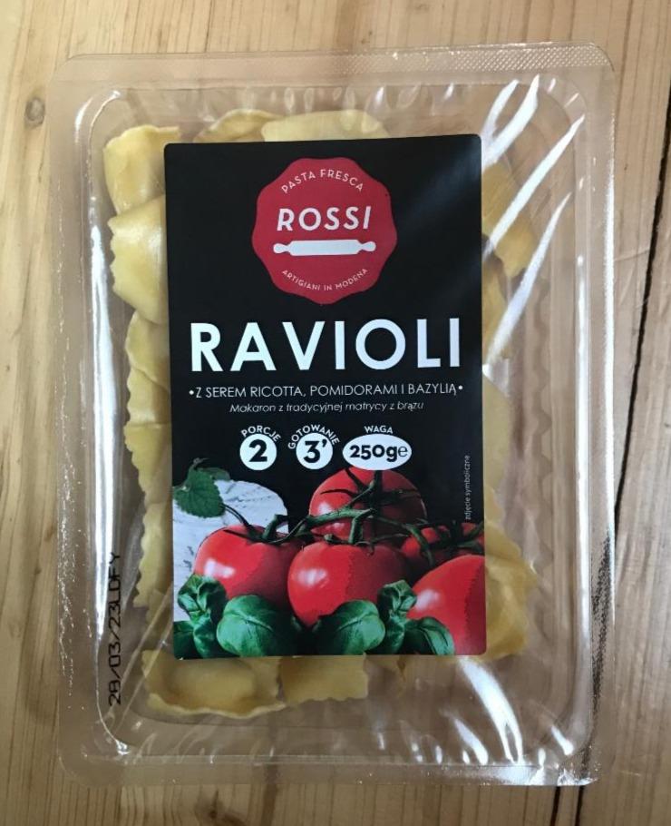 Fotografie - Ravioli z serem ricotta, pomidorami i bazylią Rossi