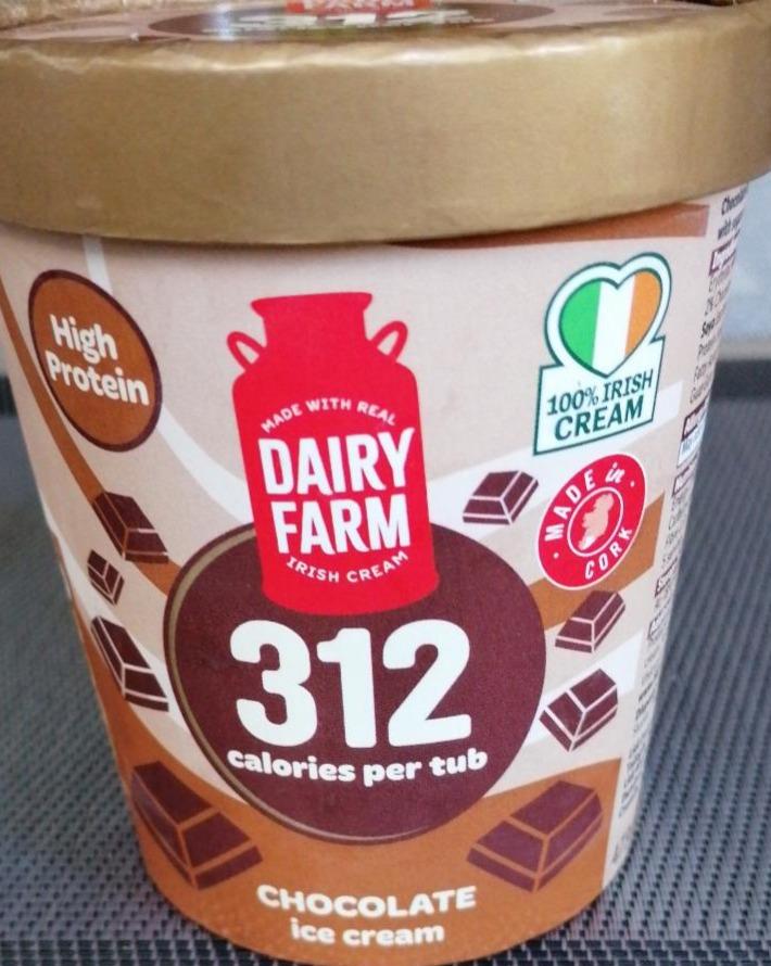 Fotografie - High Protein Chocolate ice cream Dairy Farm