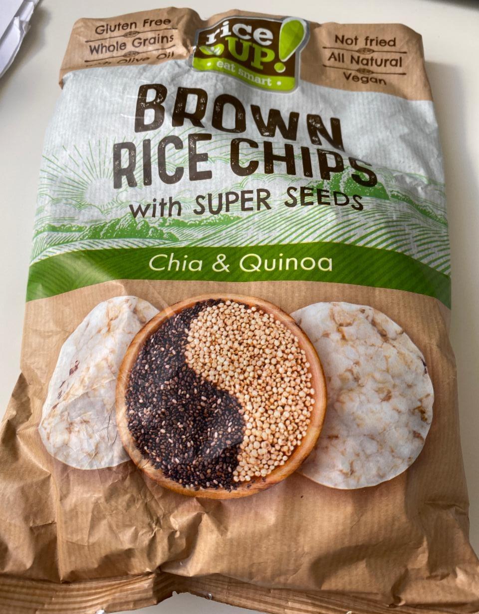 Fotografie - Brown Rice Chips with super seeds Chia & Quinoa Rice up!