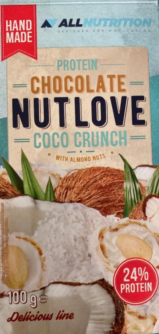 Fotografie - Protein chocolate Nutlove Coco Crunch Allnutrition