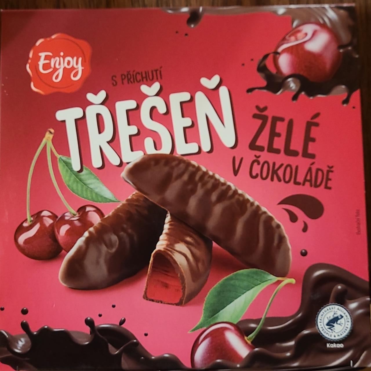 Fotografie - Želé v čokoládě s příchutí třešeň Enjoy
