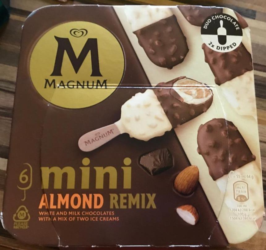 Fotografie - Magnum mini almond remi white and milk chocolates with a mix of two ice creams