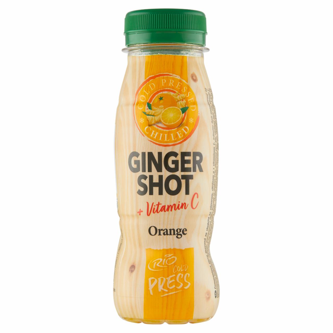 Fotografie - Ginger shot + Vitamin C Orange Rio fresh