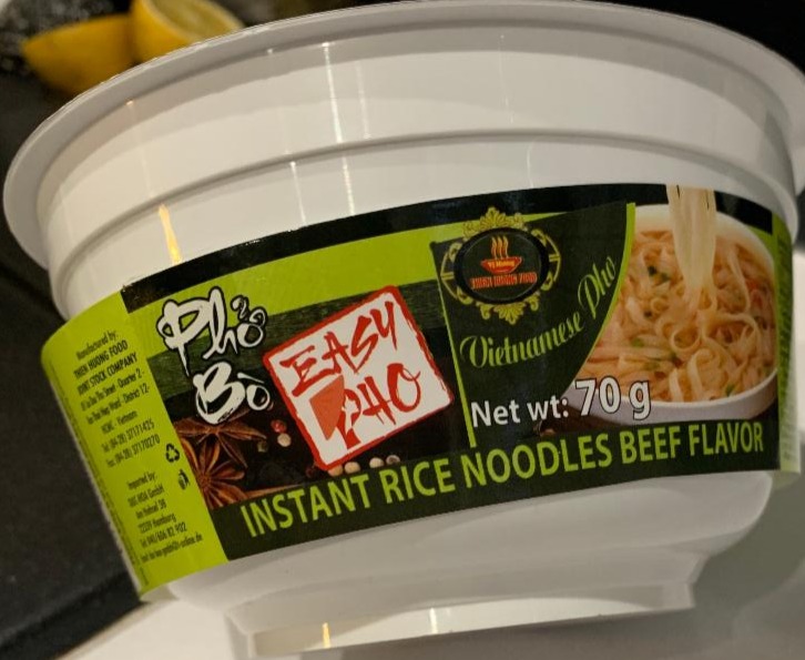Fotografie - Vietnamese style Instant Rice noodles beef flavor PHO - PHO BO