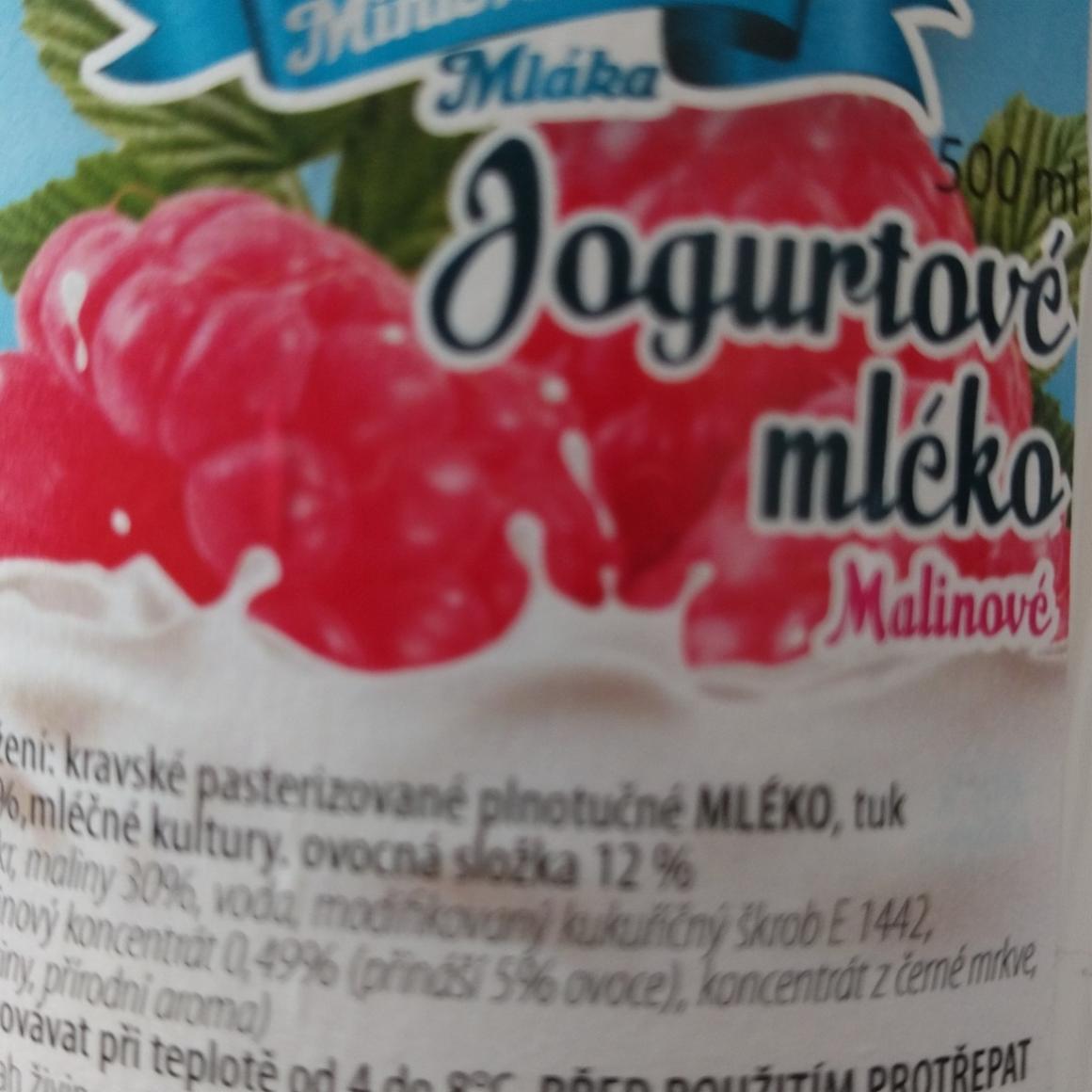 Fotografie - Jogurtové mléko Malinové MiniMlékárna Mláka