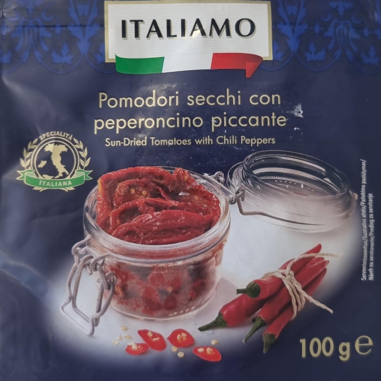 Fotografie - Pomodori secchi con peperoncino piccante Italiamo