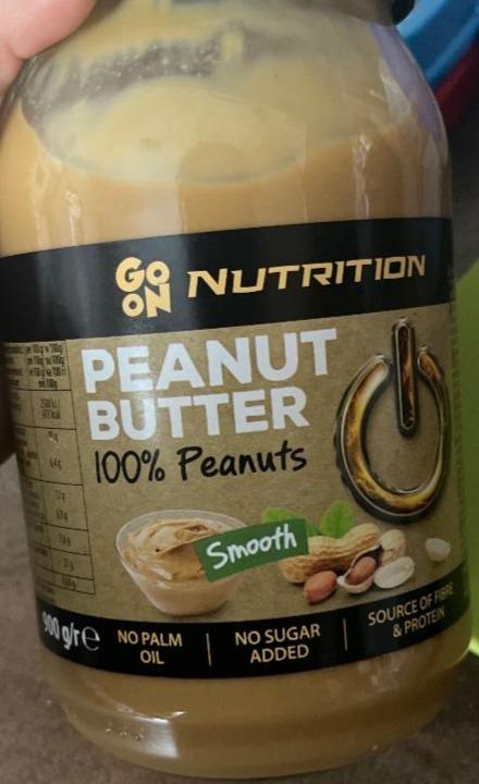 Fotografie - Peanut Butter 100% Peanuts Smooth Go On Nutrition