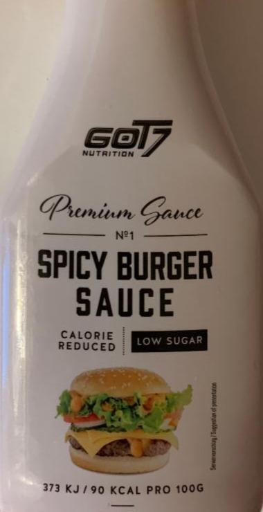 Fotografie - Spicy burger sauce got7 nutrition
