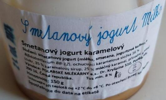 Fotografie - Smetanový jogurt s karamelem Milko