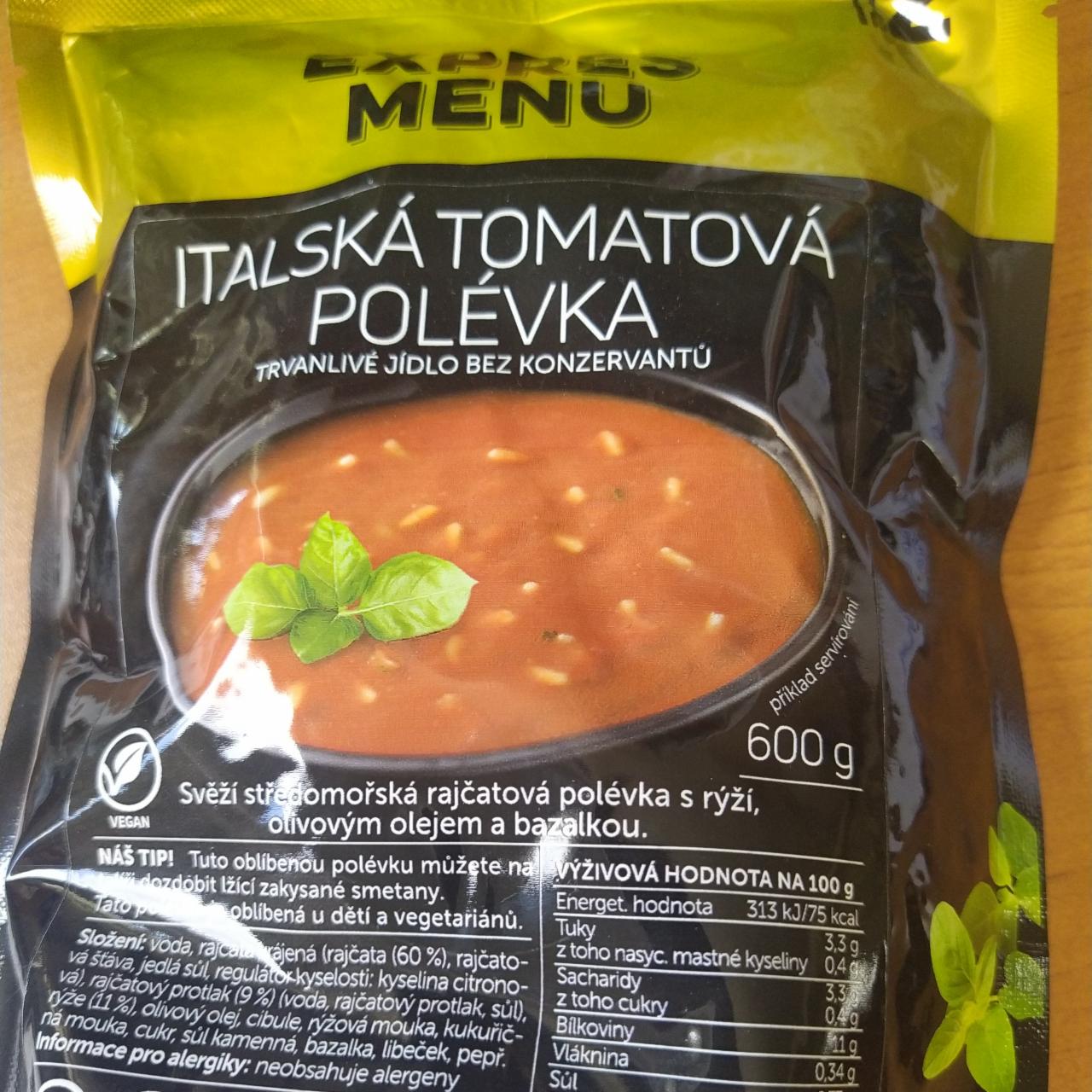 Fotografie - Italská tomatová polévka Expres menu