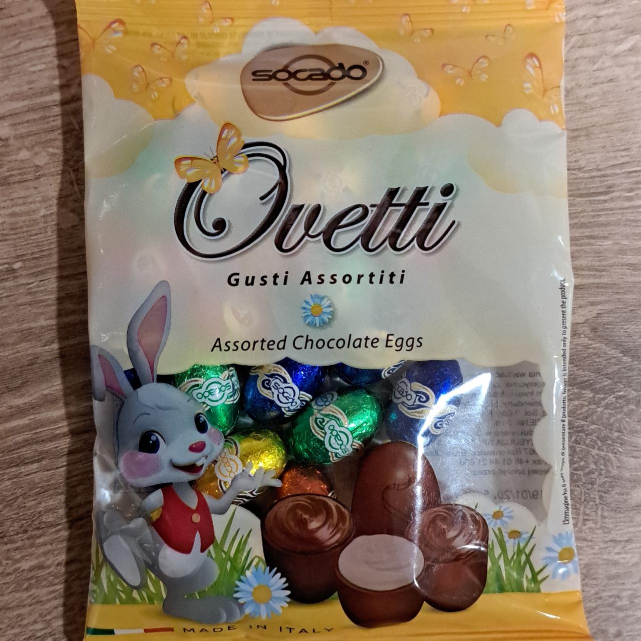 Fotografie - Ovetti Gusti Assortiti Assorted Chocolate Eggs Socado