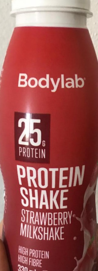 Fotografie - Bodylab protein shake strawberry milkshake