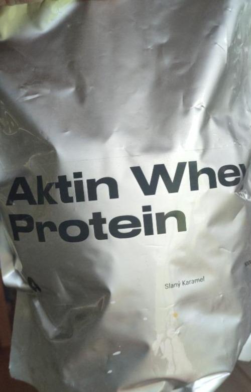 Fotografie - Whey Protein syrovátkový protein slaný karamel Aktin