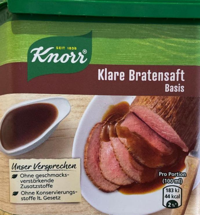 Fotografie - Klare Bratensaft Basis Knorr