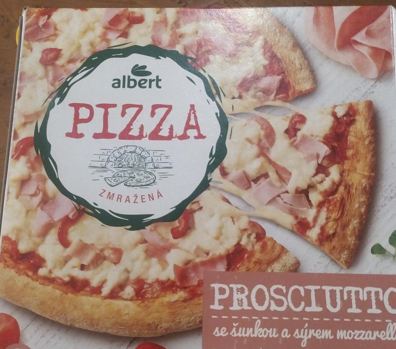 Fotografie - Pizza se šunkou a sýrem Mozzarella Albert