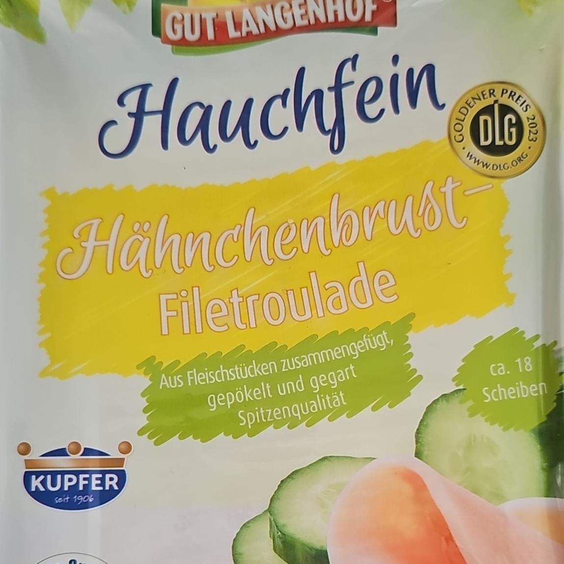 Fotografie - Hauchfein Hähnchenbrust Filetroulade Gut Langenhof