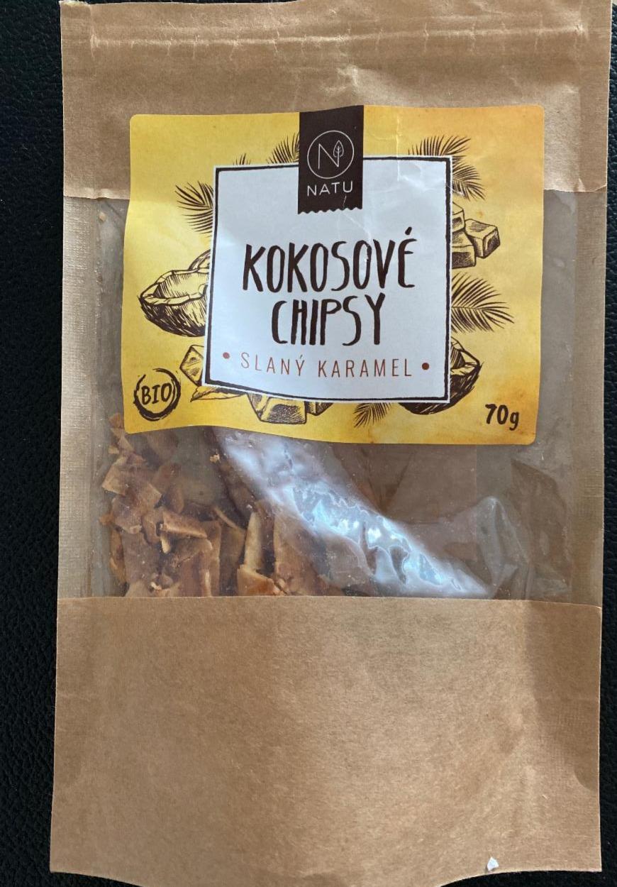 Fotografie - Bio Kokosové chipsy slaný karamel Natu