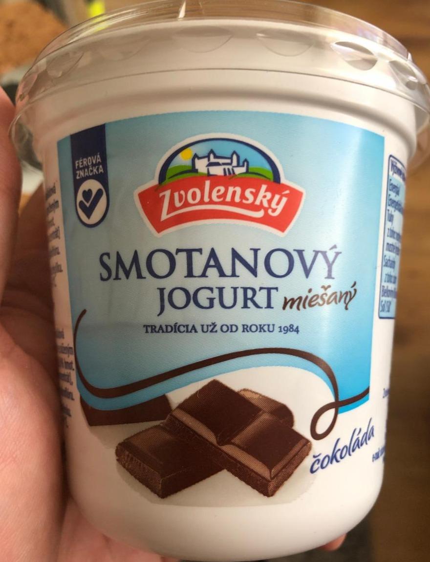 Fotografie - Zvolenský jogurt čokoládový míchaný
