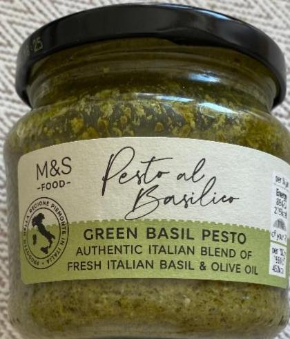 Fotografie - Pesto al Basilico M&S Food