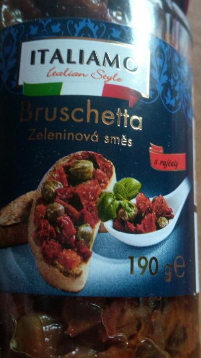 Fotografie - Bruschetta zeleninová směs s rajčaty Italiamo