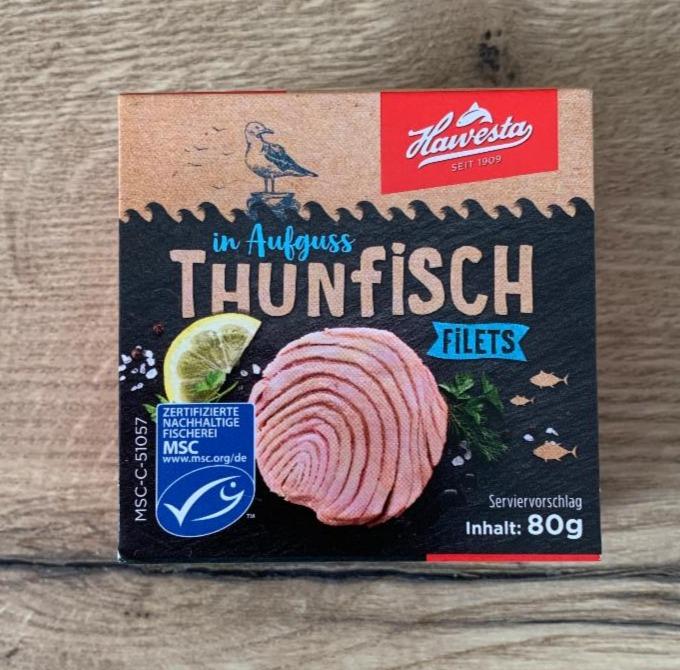 Fotografie - Thunfisch filets in Aufguss Hawesta