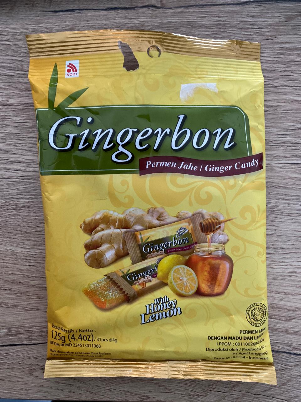 Fotografie - Ginger Candy With Honey Lemon Gingerbon