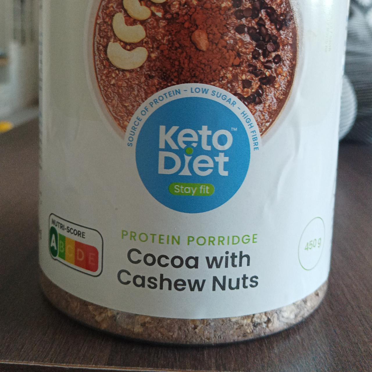 Fotografie - Protein Porridge Cocoa with Cashew Nuts KetoDiet