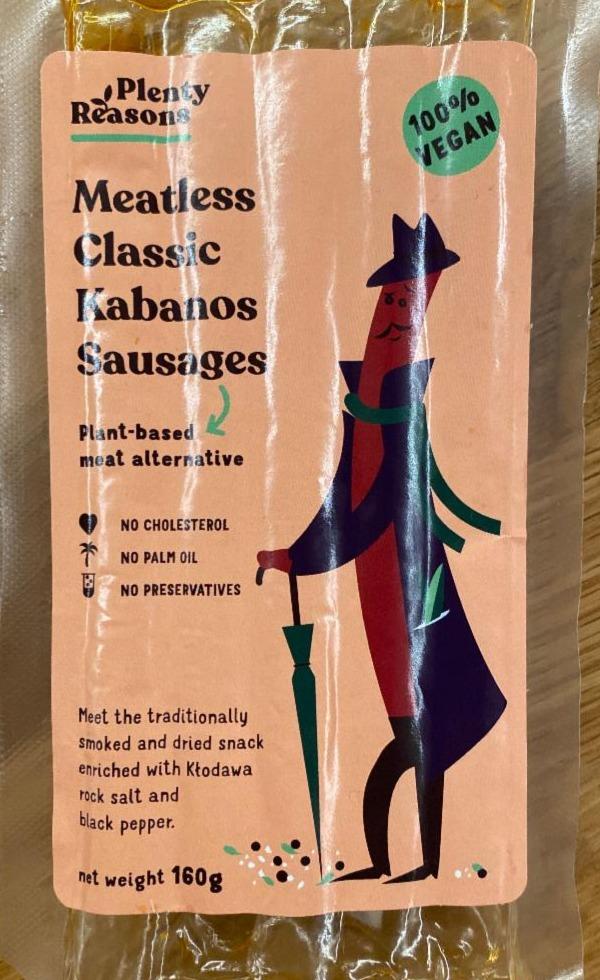 Fotografie - Meatless Classic Kabanos Sausages Plenty Reasons