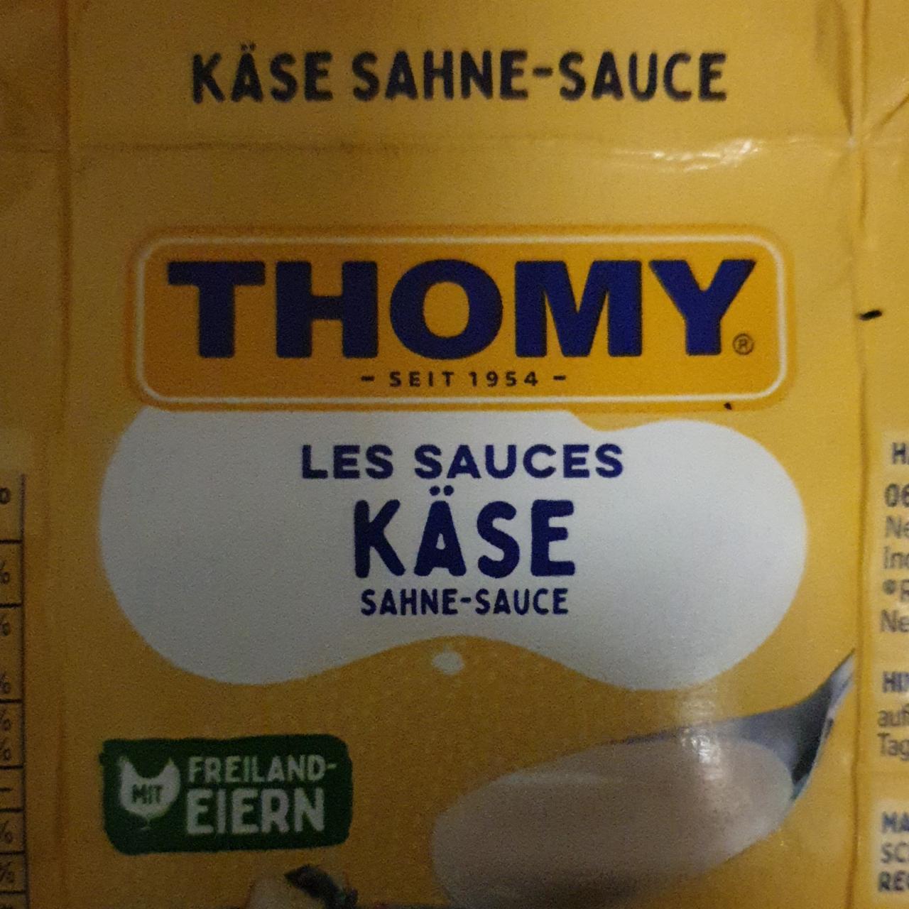 Fotografie - Les Sauces Käse sahne-sauce Thomy