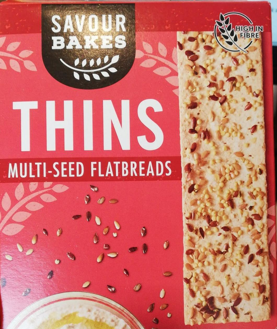 Fotografie - Thins multi-seed flatbreads Savour Bakes