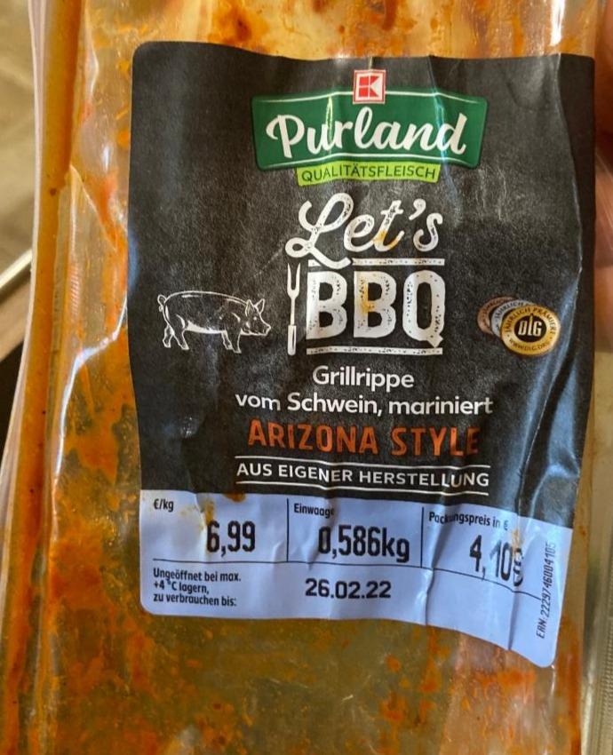 Fotografie - Let’s BBQ Grilrippe Arizona Style Purland