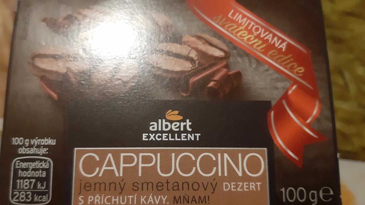 Fotografie - dezert ve skle cappuccino s příchutí kávy Albert Excellent