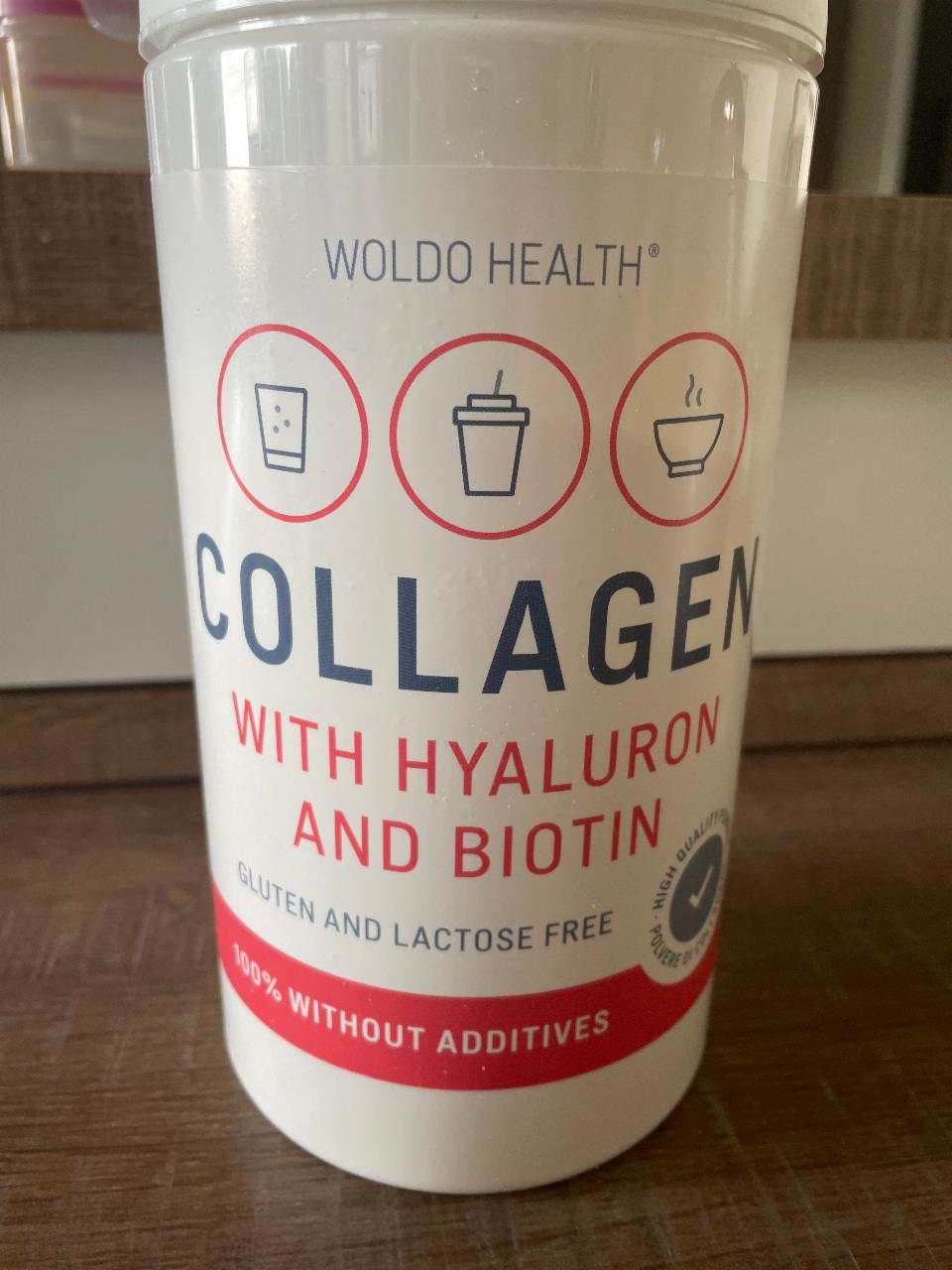 Fotografie - Collagen with hyaluron and biotin Woldo Health