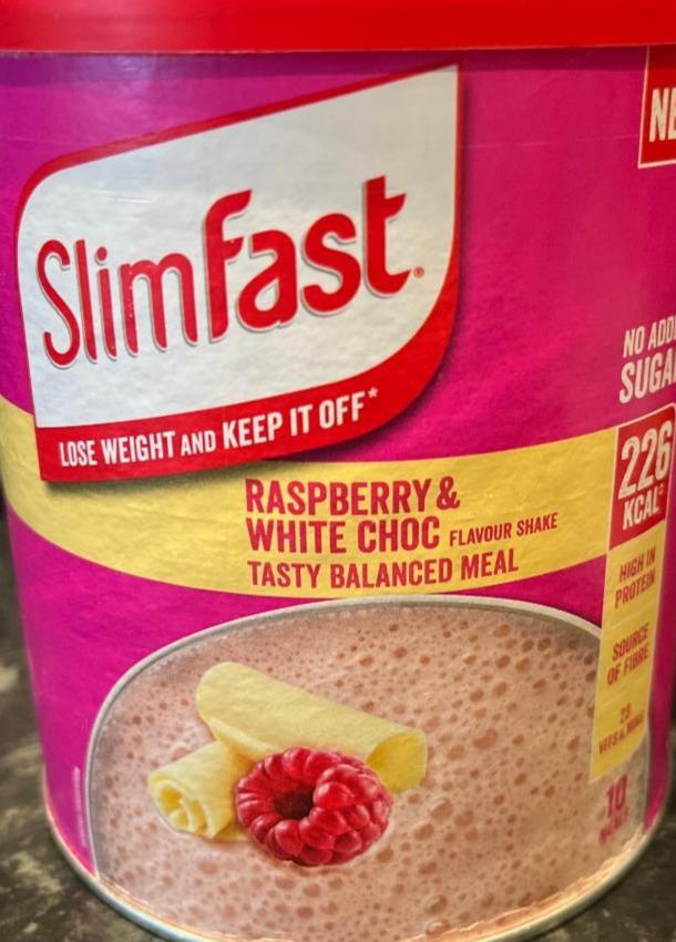 Fotografie - Rasberry white Choc Slimfast
