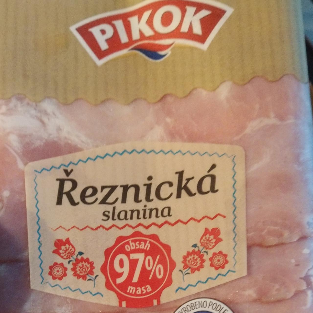Fotografie - Řeznická slanina 97% masa Pikok