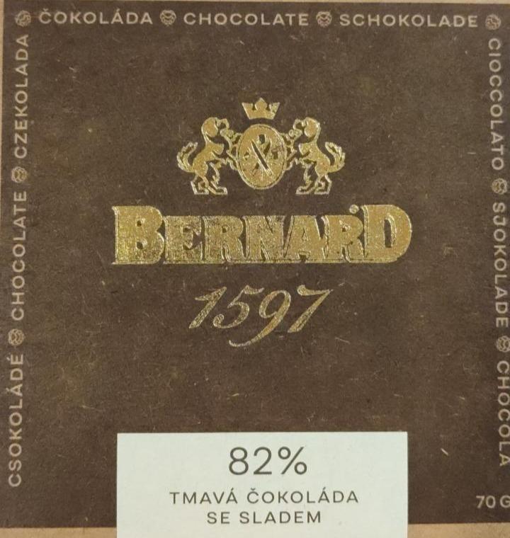 Fotografie - Tmavá čokoláda se sladem Bernard