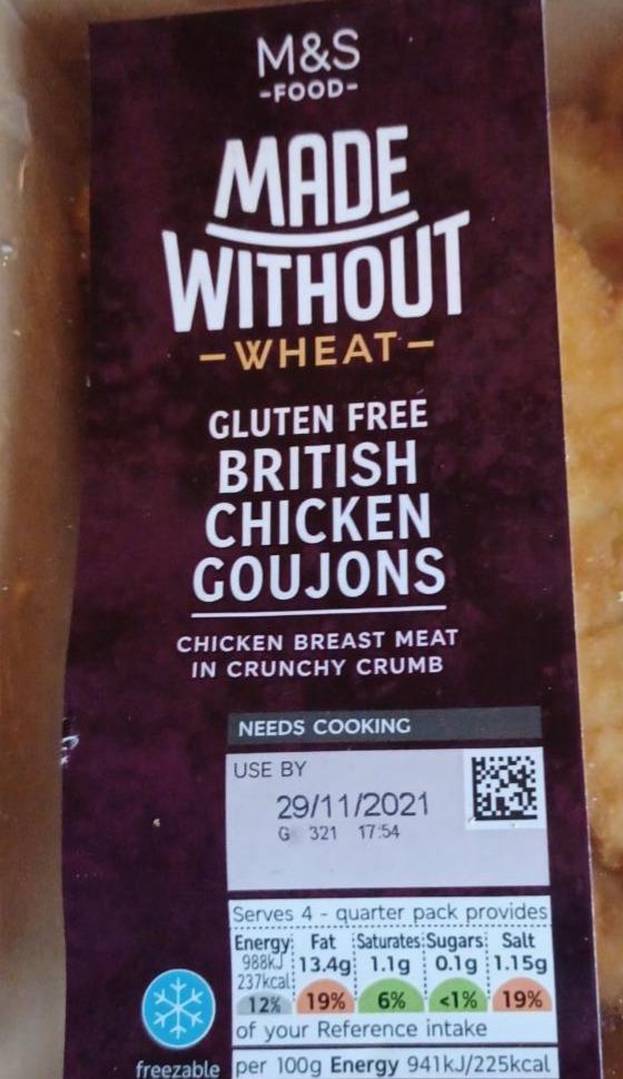 Fotografie - gluten free British chicken goujons M&S Food