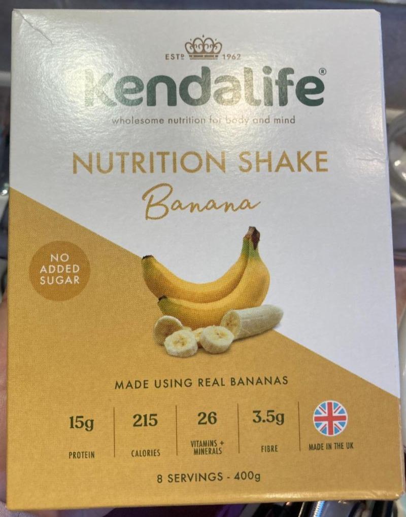 Fotografie - Nutrition Shake Banana Kendalife