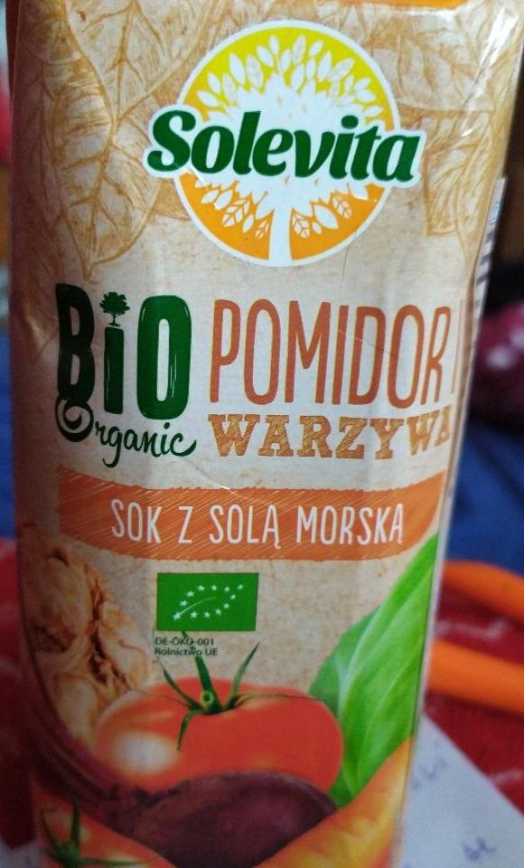 Fotografie - Bio Pomidor warzywa z solą morską Solevita