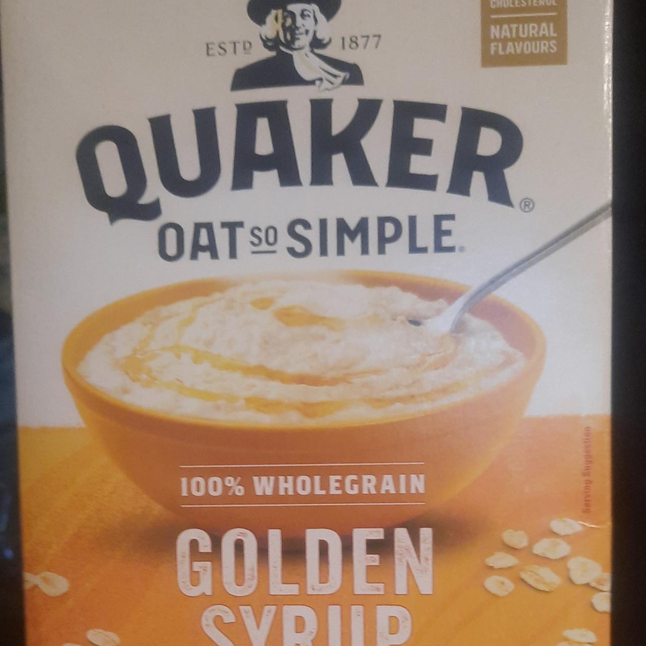 Fotografie - 100% Wholegrain Golden syrup Quaker