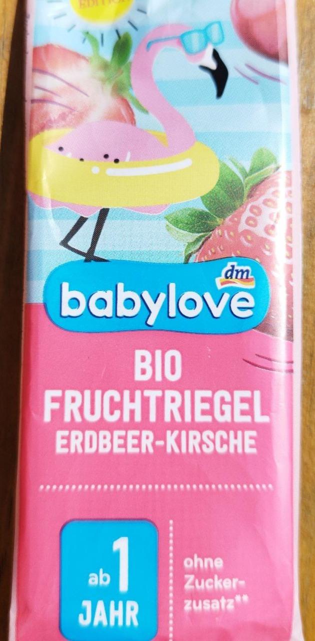 Fotografie - Bio Fruchtriegel Erdbeer-Kirsche Babylove