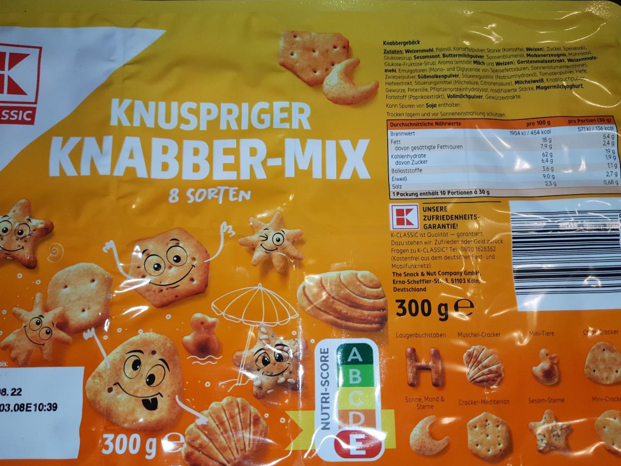 Fotografie - Knuspriger Knabber-Mix K-Classic