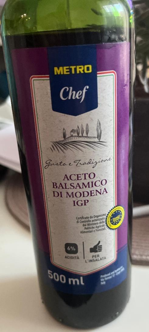Fotografie - Aceto Balsamico di Modena IGP Metro Chef