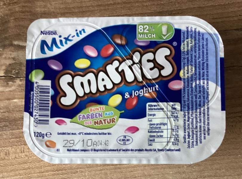 Fotografie - Mix-in Smarties & Joghurt Nestlé